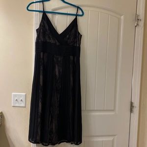Anne Taylor loft Black lace dress